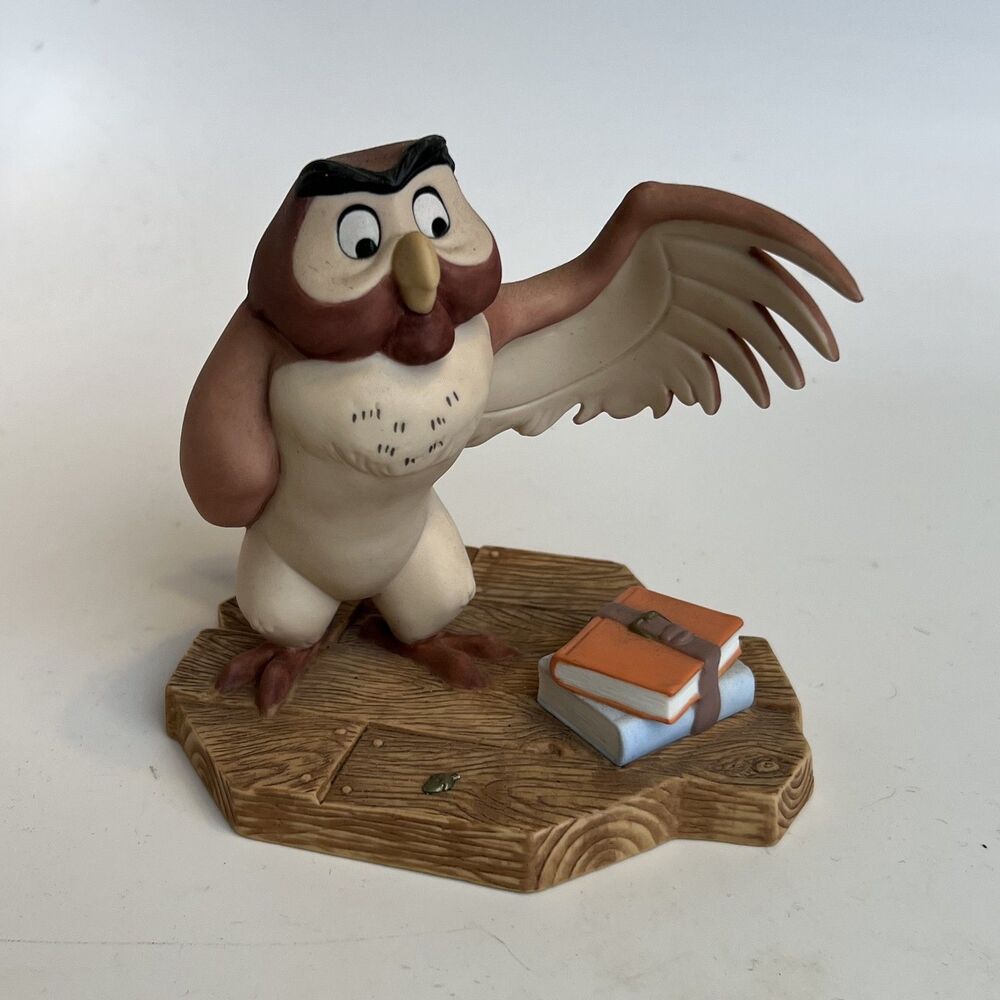Disney Pooh and Friends Porcelain Figurine- Owl You've Done a Very Grand Thing